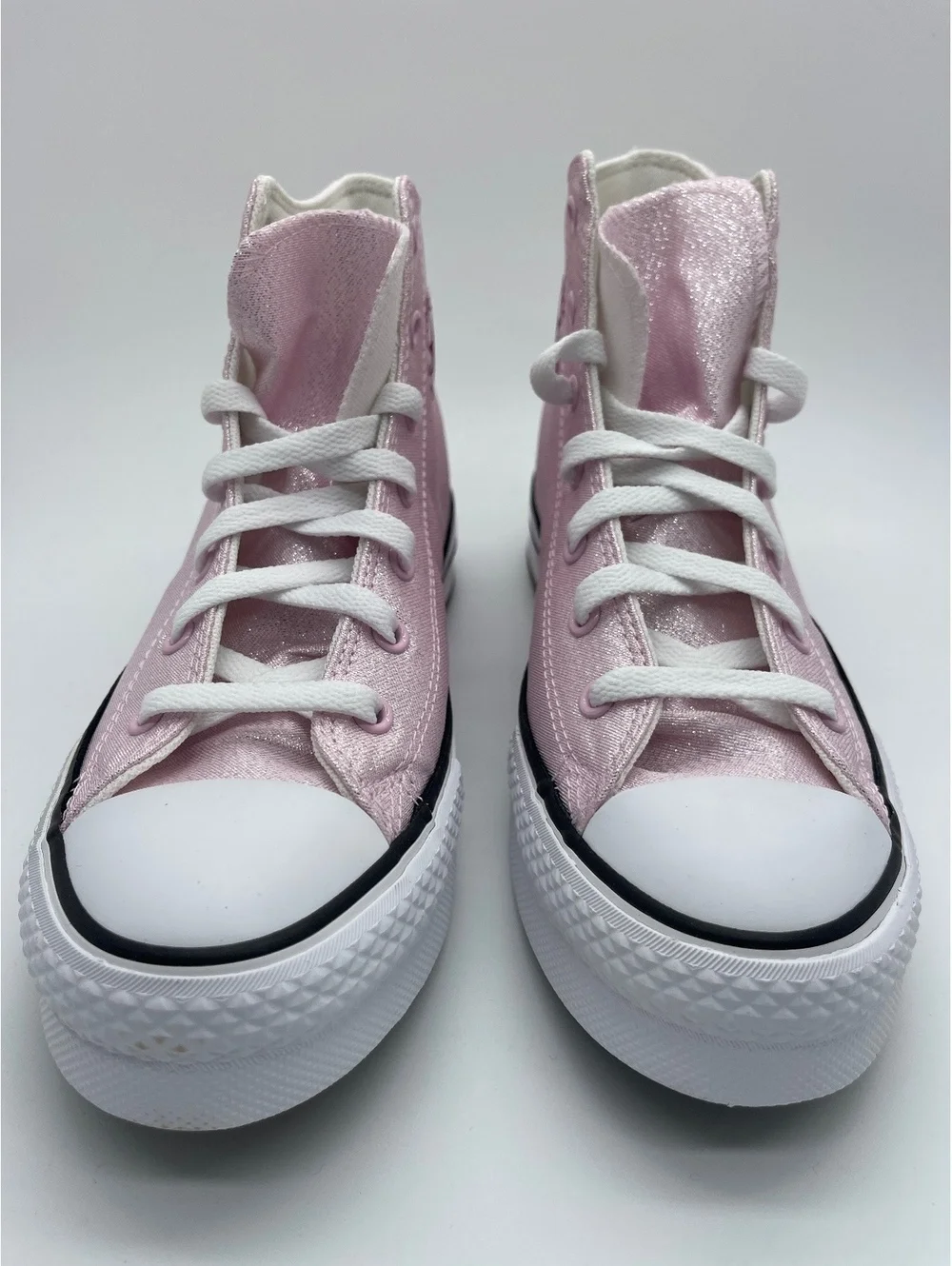 Converse Chuck Taylor All Star High Top Sneakers Pink Metallic